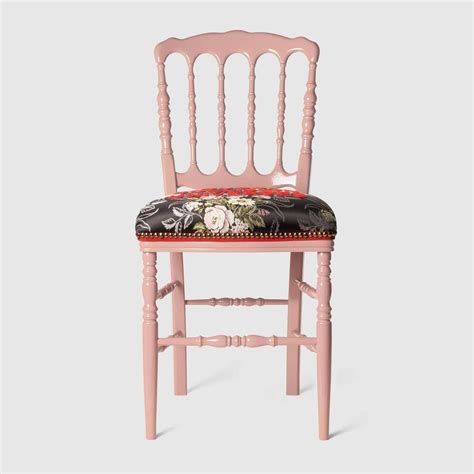 gucci pink chair